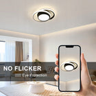 Lampa Sufitowa Plafon LED Okrągła Nowoczesna Czarna + Biała 32W 4500K oprawa aluminiowa do salonu, 2 punkty światła