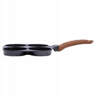 Patelnia GRANITOWA do jajek sadzonych na jajka placki naleśniki pancakes kwadratowa 19 cm, na indukcję, gaz, kuchenkę
