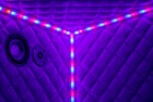 Pasek LED taśma 4m RGB + pilot listwa świetlna dekoracyjna, oświetlenie wielokolorowe do wnętrz, 230 V, 2000 lm, IP20