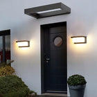 KINKIET ZEWNĘTRZNY LED NAD DRZWI WEJŚCIOWY Z Czujnikiem Ruchu 18W oprawa elewacyjna aluminiowa czarna, oświetlenie