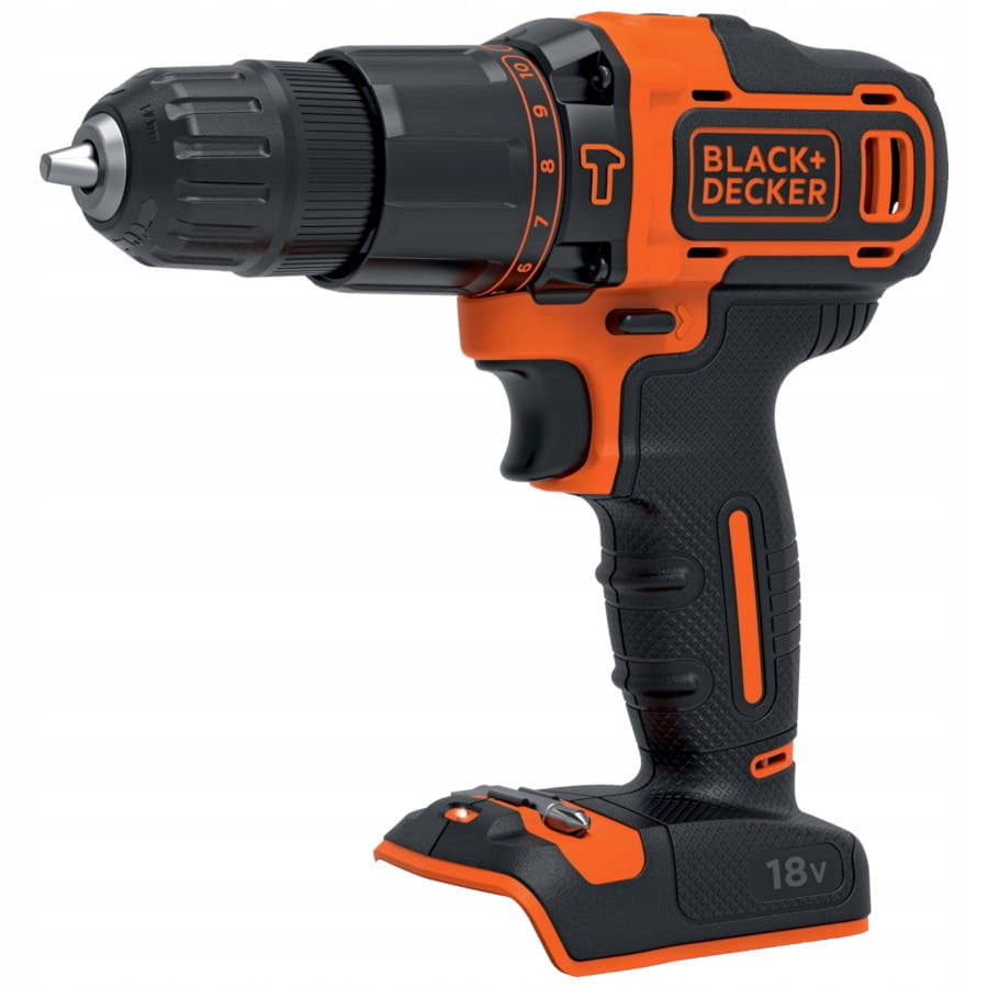 Wiertarko Wkrętarka udarowa 18V 40Nm korpus Black Decker BDCHD18N bezprzewodowa do wiercenia i wkręcania, silnik