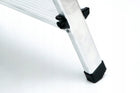 Drabest Drabina aluminiowa dwustronna 2x2 stopnie 125kg comfort podest schodki domowe do prac na wysokości, wysokość