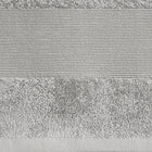 Ręcznik Bawełna Premium zoja 70x140 Eurofirany Hotel Spa 500gsm Srebrny kąpielowy do łazienki, z bordiurą, oeko-tex