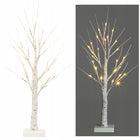 DRZEWKO ŚWIĄTECZNE 25LED OZDOBNE ŚWIECĄCE 60 cm BRZOZA LAMPKA DEKORACYJNA
