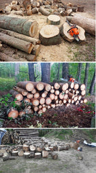 Piła spalinowa pilarka łańcuchowa 5,7km 58cm³ 2x łańc/prowad+Olej zest xxxl motorowa do drewna, ścinania drzew i opału