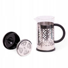 Zaparzacz tłokowy 1000 ml szklany kawiarka dzbanek do kawy herbaty kamille french press, praska, 4 filiżanki, mycie w