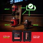 Poziomica laserowa laser krzyżowy 360 4D zielony elektroniczny kompensator niwelator 16 linii do prac budowlanych i
