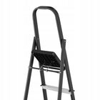 Drabina aluminiowa stalowa domowa higher 6 stopni 150 kg mocna podest roboczy, wysokość robocza 3,19 m, podest 119 cm
