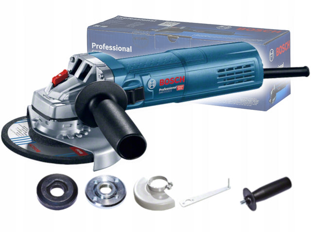 Bosch szlifierka kątowa GWS 9-125 S 900W 125mm elektryczna do cięcia i szlifowania metalu, zasilanie przewodowe 230 V lekka diax 1,9 kg do warsztatu
