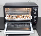 Mini Piekarnik 48l suszarka do grzybów - termoobieg rożno światło 2x szyba 48 l 1800 w czarny