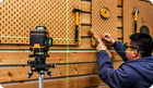 Tripod mini trójnóg podstawa obrotowa do lasera poziomic laserowych deko akcesorium do niwelatora, kompaktowy statyw