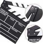 Klaps filmowy rekwizyt filmowy fotograficzny gadżet reżyserski tablica do oznaczania ujęć, akcesorium na plan zdjęciowy
