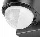 Lampa Zewnętrzna LED 30W Czujnik Ruchu i Zmierzchu Regulacja Halogen Czarny naświetlacz reflektor ogrodowy IP65 2200 lm