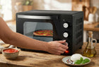 Mini piekarnik elektryczny prosciutto 20l 1280W ruszt uchwyt tacka pizza 20 l 1280 w czarny