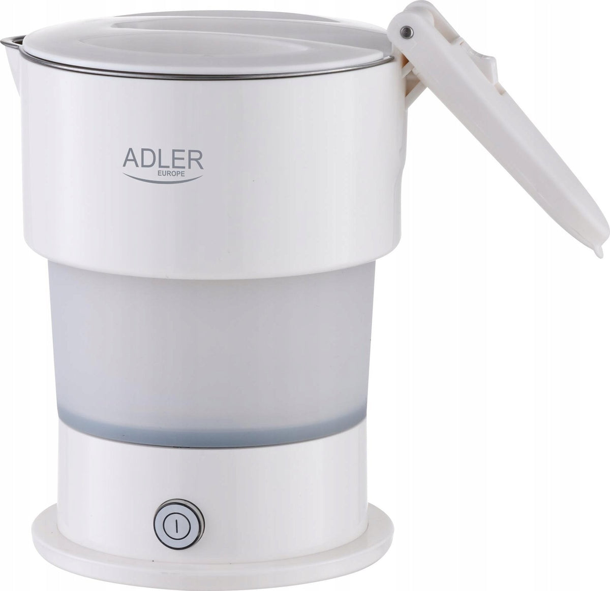 Adler AD 1377 White Czajnik silikonowy 0,6 l ? turystyczny 0.6 l 600 w biały tworzywo sztuczne