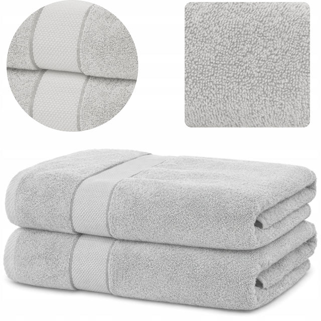 Ręcznik kąpielowy 100x150 10 kolorów bawełna 500g duży gruby hotelowy SPA do łazienki, szybkoschnący, z bordiurą, na prezent
