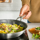 Patelnia stalowa tefal Extreme G7630404 24 cm indukcja gaz nieprzywierająca do smażenia, kuchenka ceramiczna i