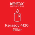 Wosk sojowy Kerasoy Pillar 4120 naturalny do świec wolnostojących 1kg materiał na świeczki dekoracyjne, odlewy i