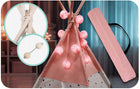 Tipi namiot wigwam dla dzieci teepee Girlanda Poduszki Stabilizator Nukido domek do zabawy, różowa kryjówka, mata