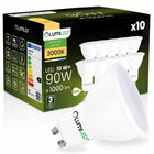 10x Żarówka LED GU10 Reflektor PAR16 10W = 90W 1000lm 3000K Ciepła 120° do opraw sufitowych i spotów, oświetlenie