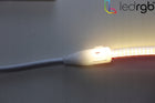 Zestaw Taśma LED COB 230V 5m 4000K biała neutralna zasilacz sterownik pilot pasek świetlny IP67 45W do dekoracji