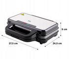 Opiekacz do Kanapek Sandwich Toster XL Eldom ST160 Mocny 900W nominalna srebrny/szary