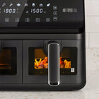 Frytkownica beztłuszczowa XXL 8l 2700W dwukomorowa Teesa AIR fryer dual POT czarny