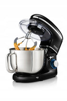 Robot kuchenny planetarny mikser BlackChef misa 6l duża MOC 3000W do ciasta, ubijania i miksowania, 6 prędkości, stal