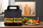 Opiekacz do Kanapek Sandwich Toster XL Eldom ST160 Mocny 900W nominalna srebrny/szary