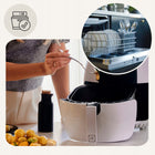 Frytkownica beztłuszczowa AIR fryer 7,7 L 1800W duża biała teflonowa 60sek. biały