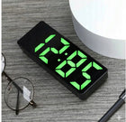 Zegar elektroniczny cyfrowy LED zegarek budzik termometr stojący+ kabel USB 2.5 cm