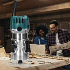 MOCNA FREZARKA GÓRNOWRZECIONOWA DO DREWNA 30000RPM 800W + 15SZT FREZÓW router elektryczny, obróbka, rowkowanie i