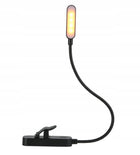 Lampka do czytania książek 34 CM bezprzewodowa nocna biurkowa USB z klipsem oświetlenie LED, ściemniana, akumulatorowa