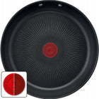 Patelnia tradycyjna okrągła TEFAL Duetto+ 28cm G7320634 do smażenia, nieprzywierająca, na indukcję, gazową i