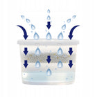 Pochłaniacz wilgoci osuszacz na wilgoć jaśminowy 400 ml AquaFloow 12x absorber do łazienki, szafy i piwnicy, zapachowy