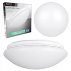 Plafon LED Lampa Sufitowa Panel sufitowy natynkowy 2xE27 łazienkowy okrągła biała oprawa bez żarówek