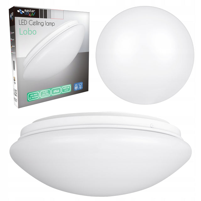Plafon LED Lampa Sufitowa Panel sufitowy natynkowy 2xE27 łazienkowy okrągła biała oprawa bez żarówek
