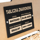 Skrzynka na Alkohol Prezent 18 30 40 50 60 Urodziny dla Mężczyzny Mamlitra z grawerem, stojak na butelkę, niezbędnik