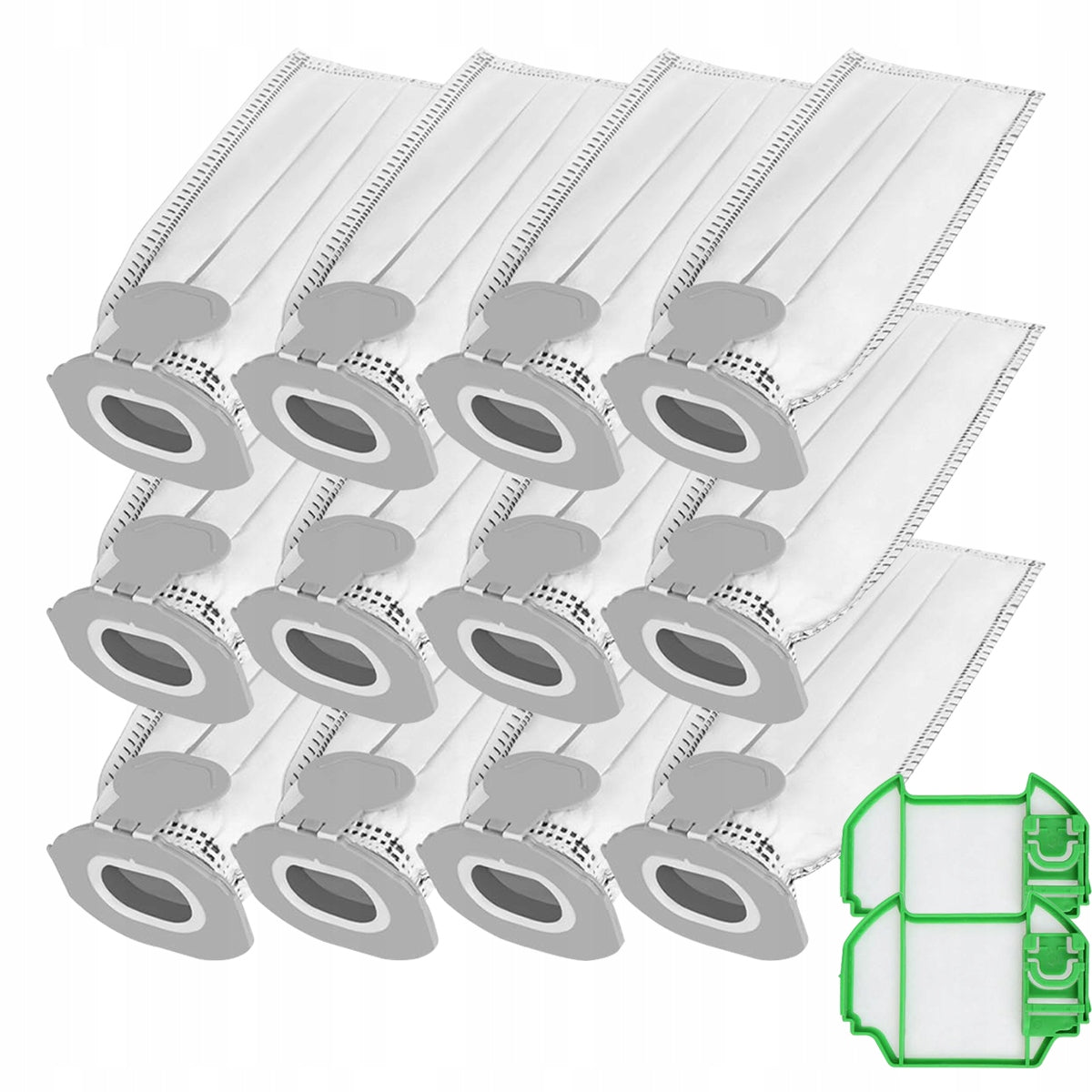 12 szt worki do FP7 vorwerk kobold VK7 filtr biały