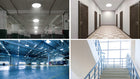 Plafon LED lampa sufitowa czujnik ruchu zmierzchu + 2x żarówka E27 LED 9W okrągła oprawa, biała, neutralna barwa