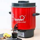 Elektryczny Garnek do Pasteryzacji Warnik kochstar 1800W 27l 30-100st C 27 l 1800 w czerwony