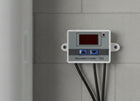 TERMOSTAT ELEKTRONICZNY REGULATOR TEMPERATURY Z GNIAZDKIEM I WTYCZKĄ 230V sterownik