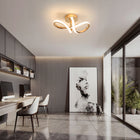 LAMPA SUFITOWA PLAFON LED ŻYRANDOL ZŁOTA NOWOCZESNA SALONU 3000K 20W 2250LM wisząca oprawa metalowa do jadalni