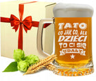KUFEL do Piwa z GRAWEREM na PREZENT URODZINY DZIEŃ CHŁOPAKA szklanka 620 ml, bezbarwne szkło, upominek dla mężczyzny