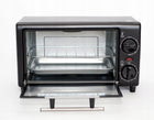 Mini piekarnik elektryczny 10l - suszarka do grzybów rożno grill czasomierz 10 l 750 w czarny