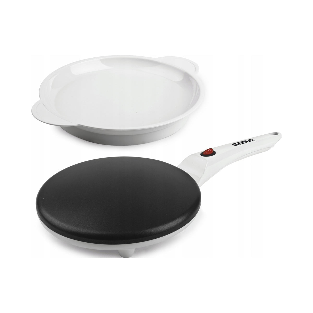 Naleśnikarka elektryczna G3Ferrari G10306 800W biała patelnia do crêpes i cienkich placków, średnica 20 cm