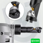 ELEKTRYCZNE NOŻYCE DO CIĘCIA BLACHY OBRÓBKI METALU SKOKOWE STEMPEL WUBER wykrawarka, 1,6 mm, 500 W, 2200 obr./min