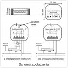 Sterownik rolet dopuszkowy WiFi RF433 Moes MS-108WR Tuya z Polski moduł do żaluzji, przełącznik smart home, 2 kanały