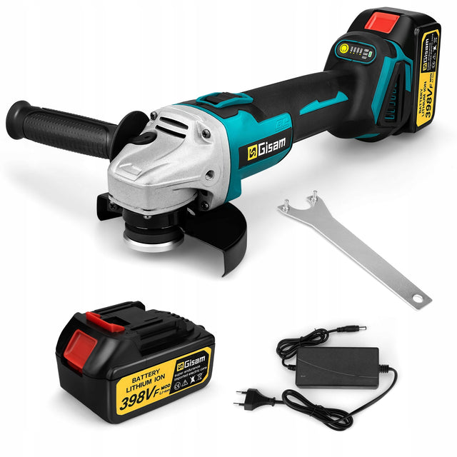 Bezszczotkowa szlifierka kątowa Polerowanie Maszyna do cięcia 125mm 1x bateria polerka akumulatorowa 18 V, 1500 w
