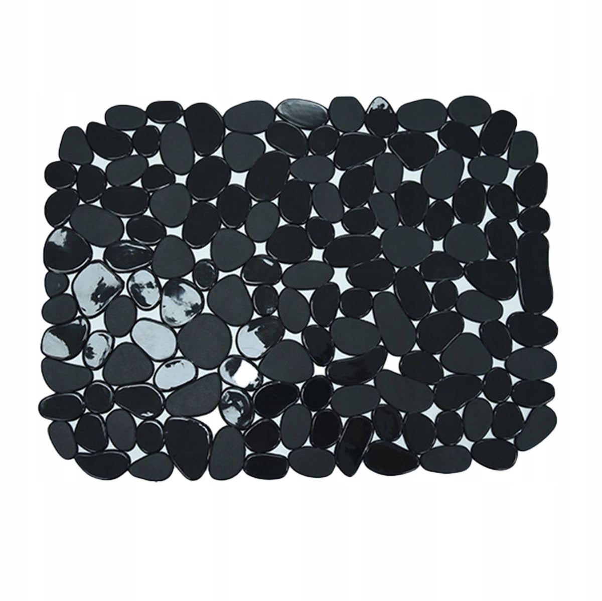 Mata do zlewu zlewozmywaka antypoślizgowa AquaRock 40x30cm czarna wkładka ochronna, podkładka kuchenna, osłona dna